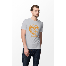 D&B Férfi/Unisex Póló ST00185 Jesus Szürke-Méret L férfi póló