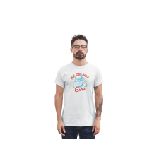 D&B Férfi/Unisex Póló ST00199 Gamer Fehér-Méret 4XL férfi póló