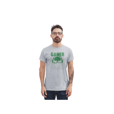  D&amp;B Férfi/Unisex Póló ST00202 Gamer Szürke-Méret 5XL férfi póló
