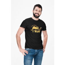  D&B Férfi/Unisex Póló ST00208 I Do What Fekete-Méret XL