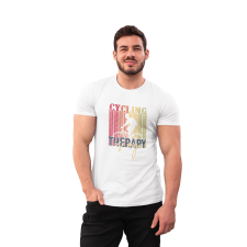 D&B Férfi/Unisex Póló ST00210 Cycling Fehér-Méret M férfi póló