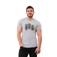 D&B Férfi/Unisex Póló ST00212 Moment Szürke-Méret S férfi póló