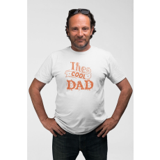  D&B Férfi/Unisex Póló ST00225 Cool Dad Fehér-Méret 4XL