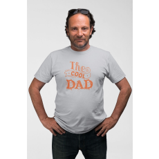  D&B Férfi/Unisex Póló ST00225 Cool Dad Szürke-Méret XL