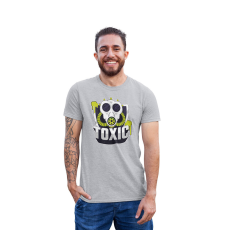  D&B Férfi/Unisex Póló ST00229 Toxic Szürke-Méret S