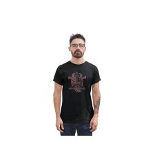 D&B Férfi/Unisex Póló ST00232 Army Fekete-Méret 5XL férfi póló