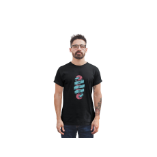  D&B Férfi/Unisex Póló ST00233 Live It Up Fekete-Méret L