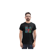 D&B Férfi/Unisex Póló ST00234 Deer Goat Fekete-Méret L férfi póló