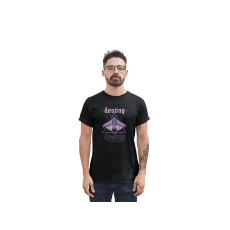  D&B Férfi/Unisex Póló ST00235 Destiny Fekete-Méret XL