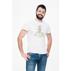  D&B Férfi/Unisex Póló ST00254 Halloween Fekete-Méret 4XL