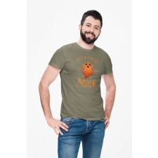 D&B Férfi/Unisex Póló ST00261 Halloween Katonai zöld-Méret 3XL férfi póló