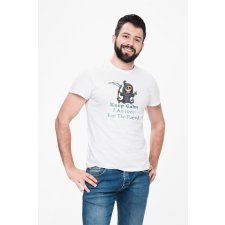 D&B Férfi/Unisex Póló ST00264 Halloween Fehér-Méret 3XL férfi póló