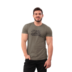  D&B Férfi/Unisex Póló ZN00006 Ozzy  Katonai zöld -Méret 5XL