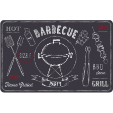 D-C-TABLE d-c-fix Barbecue teríték alátét 29 x 44 cm palaszürke ovális lakástextília