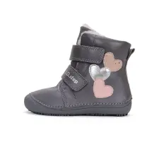 D.D.step BAREFOOT bélelt bőrcsizma W063-42152A-35 gyerek csizma, bakancs