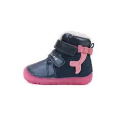 D.D.step BAREFOOT bélelt bőrcsizma W073-52684-23 gyerek csizma, bakancs