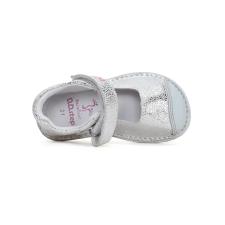 D.D. Step barefoot csillogós ezüst nyitott cipő - 21 gyerek cipő