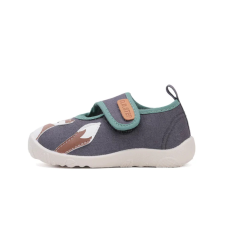 D.D. Step - Barefoot rókás vászoncipő - C086-51716