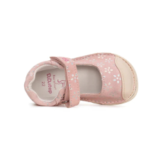 D.D. Step barefoot rózsaszín virágos nyitott cipő - H085-41651