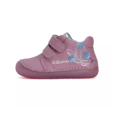 D.D. Step barefoot sötét rózsaszín virágos cipő - S070-41484A