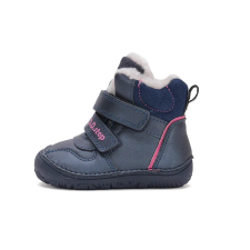 D.D. Step barefoot - Sötétkék-rózsaszín bokacipő - W073-42814B gyerek cipő