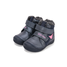 D.D. Step bélelt téli csizma, fényvisszaverős (26-31 méret) W082-52912B (30) gyerek csizma, bakancs