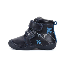 D.D. Step D.D.Step Kisfiú Első lépés Bélelt bokacipő - Repülős - Sötétkék - W015-52347-18
