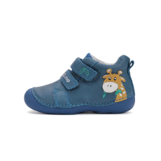 D.D. Step D.D.Step Kisfiú első lépés zsiráfos zárt cipő - Kék - S015-52874A