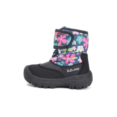 D.D. Step D.D.Step Kislány AQUA-TEX (vízálló) Vízálló cipő - Virágos - Sötétkék - P081-52502C