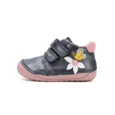 D.D. Step D.D.Step Kislány Barefoot Zárt cipő virágos lepkés - Rózsaszín, kék - S070-52656A-23