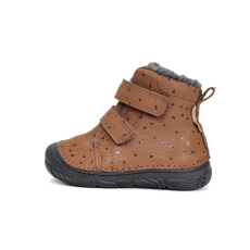 D.D. Step D.D.Step Kislány Bélelt bokacipő - Barna csilligós - W082-52674E - 29