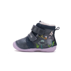 D.D. Step D.D.Step Kislány Első lépés Bélelt bokacipő - Mintás - Kék - W015-52997B-24