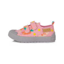 D.D.step – Gyerekcipő – Kislány vászoncipő - rózsaszín, mintás 20 gyerek cipő