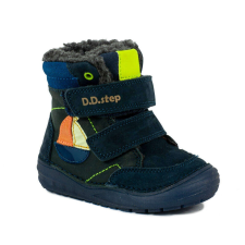  D.D.Step Kisfiú Bélelt Bokacipő gyerek csizma, bakancs