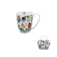 D.G.44058 Porcelánbögre 350ml, díszcsomagolásban, Koty W Filizankach bögrék, csészék