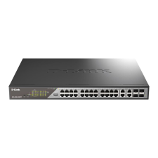 D-Link 28 portos PoE Switch (DSS-200G-28MPP) (DSS-200G-28MPP) hub és switch