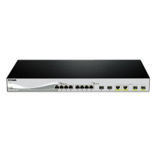 D-Link 8X10G 2XSFP+ AND 2X10GBASE-T/SFP+ Smart Switch (DXS-1210-12TC/E) (DXS-1210-12TC/E) hub és switch