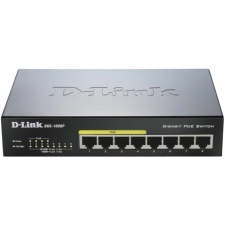 D-Link DGS-1008P 8-Port Gigabit PoE Unmanaged Desktop Switch hub és switch