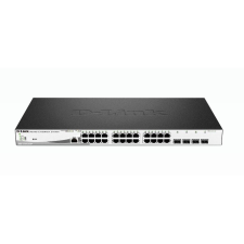 D-Link DGS-1210-28MP PoE+ M RM (DGS-1210-28MP/E) hub és switch