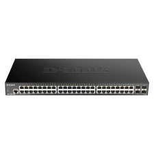 D-Link DGS-1250-52X/E 48 + 4 SFP+ Gigabit Switch hub és switch