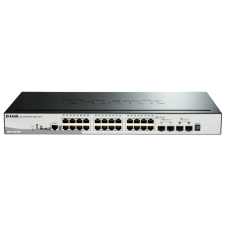 D-Link DGS-1510-28P Gigabit Stackable Smart Managed PoE Switch hub és switch