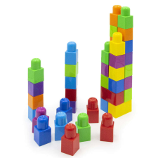 D-Toys ABC építőkocka készlet, felragasztható matricákkal barkácsolás, építés
