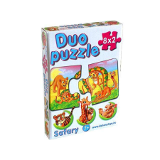 D-Toys DUO Puzzle Szafari állatokkal - D-Toys puzzle, kirakós