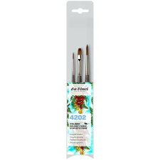 Da Vinci 4202 Colineo Gouache Set ecsetkészlet, szintetikus, vegyes, 3 db ecset