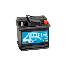 DAB Akkumulátor 45Ah, 380A, jobb + - DAB autóalkatrész
