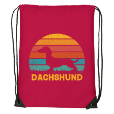 Dachshund02 - Sport táska piros kézitáska és bőrönd