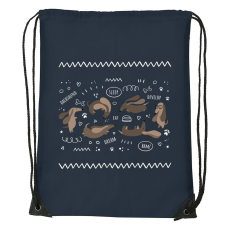  Dachshund - Sport táska navy kék