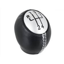  Dacia Duster sebességváltó gomb 5 SEBESSÉGES FEKETE BŐR + EZÜST váltógomb