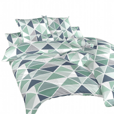 Dadka  Pyramidy bavlna, 140 × 200, 70 × 90 cm, mentol (8596132126838) lakástextília