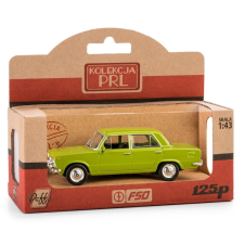 Daffi Prl Fiat 125P zöld autó fém és műanyag modell (1:43) makett